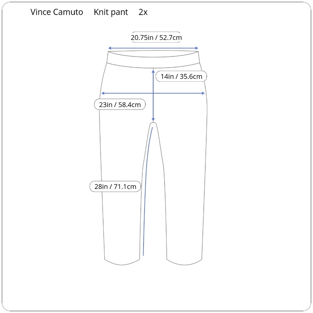VINCE CAMUTO Leggings Black Slim Skinny Fit549/k38 - Picture 8 of 8